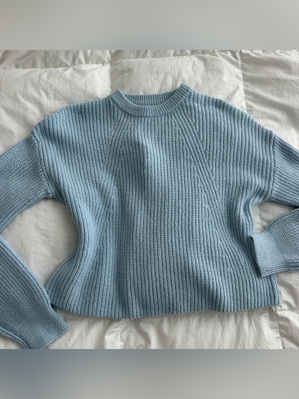 BP Light Blue Knit Crewneck Sweater